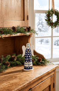 Blue Violet Large Angel Luminary