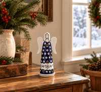 Blue Violet Large Angel Luminary