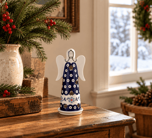 Blue Violet Large Angel Luminary
