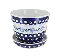 Blue Violet Large Flower Pot