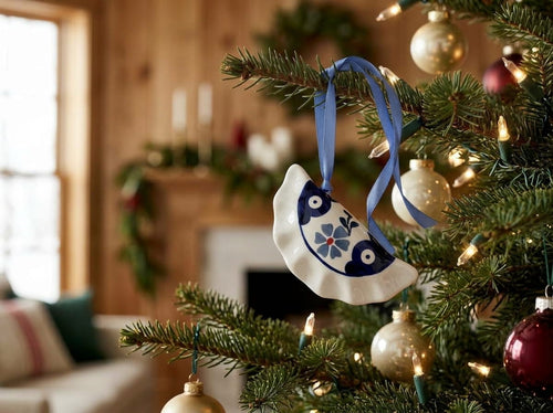Blue Violet Pierogi Ornament