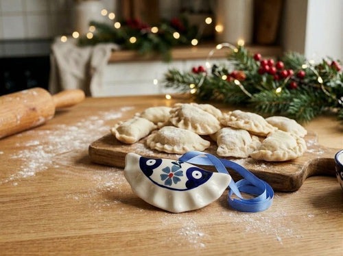 Blue Violet Pierogi Ornament