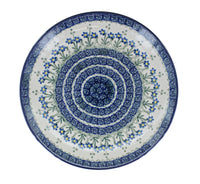 Blue Posy Dinner Plate Polish Pottery