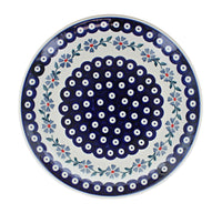 Blue Violet Dinner Plate Polish Pottery