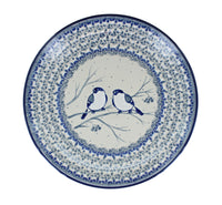 Bluebird Dinner Plate Polish Pottery