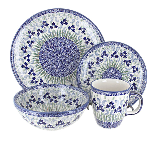 Polish Pottery Brienna 16 Piece Dinnerware Set