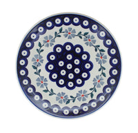 Blue Violet Dessert Plate Polish Pottery