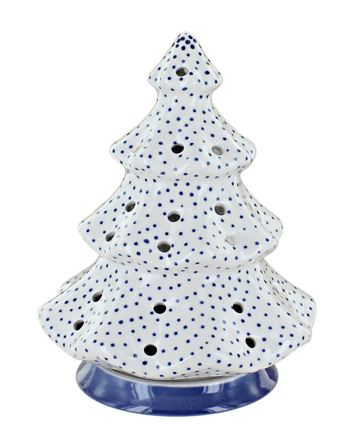 Polish Pottery Small Dots Tree Luminary
