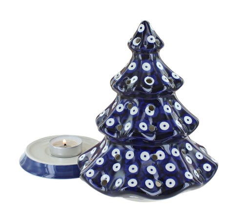 Dots Tree Luminary Polish Pottery