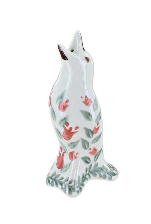 Polish Pottery Spring Tulip Pie Bird