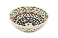 Evergreen Medium Serving Bowl Polish Pottery