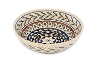 Evergreen Large Serving Bowl Polish Pottery