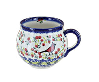 Cardinal Holly Bubble Mug