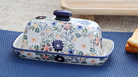 Carnival Butter Dish Polish Pottery