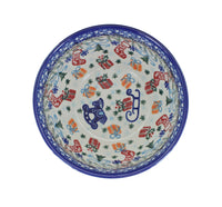 Christmas Bounty Cereal/Soup Bowl Polish Pottery
