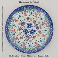 Christmas Bounty Dinner Plate Polish Pottery