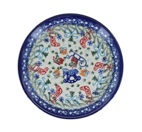 Christmas Bounty Dessert Plate Polish Pottery