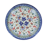 Christmas Bounty Dinner Plate Polish Pottery