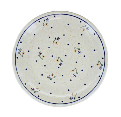 Country Meadow Dessert Plate Polish Pottery