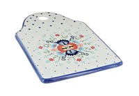 Polish Pottery Desert Flower Cutting Board