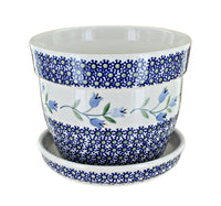Polish Pottery Tulip Large Flower Pot