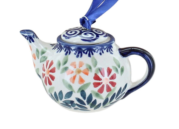 Garden Bouquet Teapot Ornament