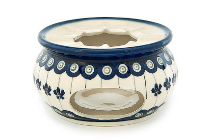 Flowering Peacock Teapot Warmer Polish Pottery