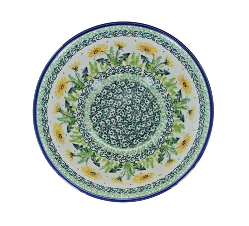 Dandelion Cereal/Soup Bowl Polish Pottery