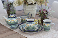 Dandelion Large Coffee Mug Polish Pottery