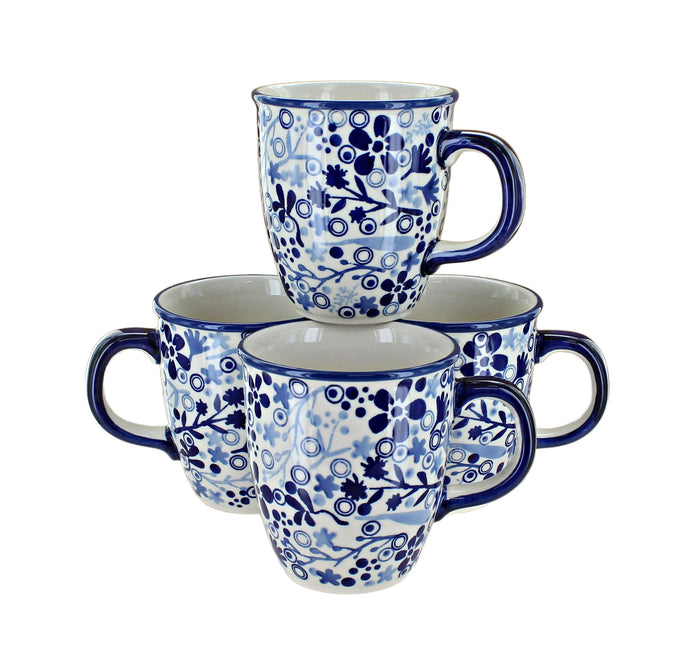 Polish Pottery Darcy 4 Piece Mug Set