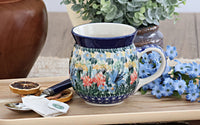 Day Lily Bouquet Bubble Mug Polish Pottery