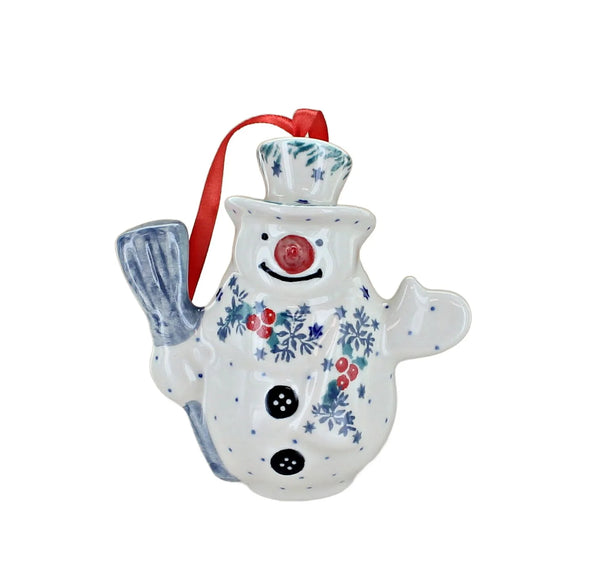 December Joy Snowman Ornament
