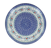 December Joy Dinner Plate Polish Pottery