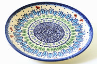 Garden Tulip Dessert Plate Polish Pottery