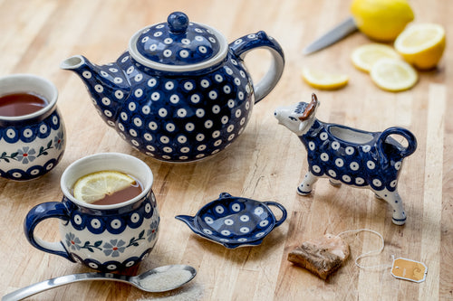 Dots Teapot Polish Pottery