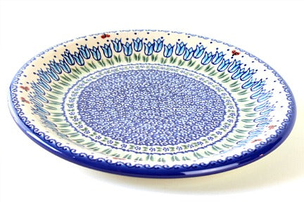 Garden Tulip Dinner Plate Polish Pottery