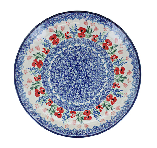 Dreaming of Poppies Dinner Plate Polish Pottery