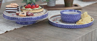 Red Daisy Dual Dish Polish Pottery