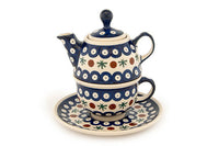 Nature Individual Teapot & Cup Polish Pottery