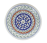 Evergreen Dinner Plate Polish Pottery