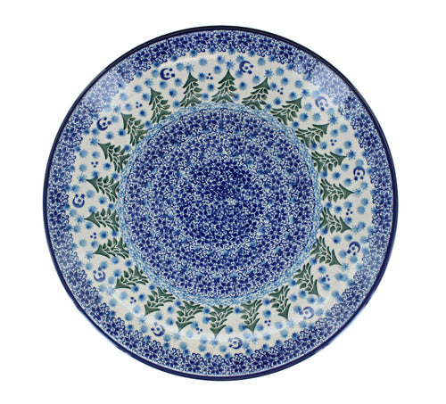 Evergreen Magic Dinner Plate Polish Pottery