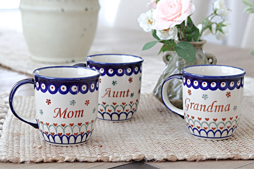 Aunt Mug Polish Pottery