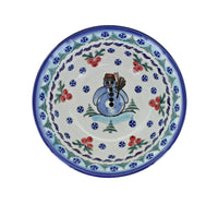 Frosty Duo Cereal/Soup Bowl Polish Pottery