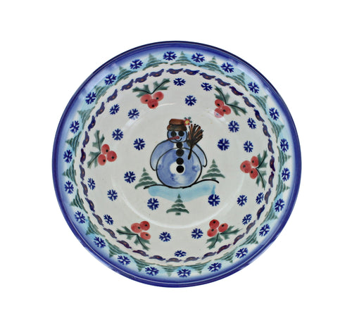 Frosty Duo Cereal/Soup Bowl Polish Pottery