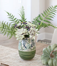 Floating Fern Vase Polish Pottery