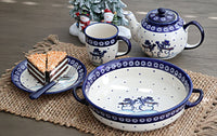 Frosty Friend Plain Coffee Mug Polish Pottery