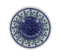 Festive Fir Cereal/Soup Bowl Polish Pottery