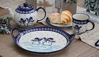 Frosty Friend Plain Coffee Mug Polish Pottery