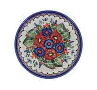Floral Butterfly Cereal/Soup Bowl Polish Pottery