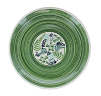 Floating Fern Dinner Plate Polish Pottery